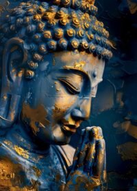 Buddha canvas poster