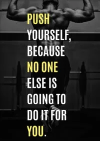 Gym Motivational Poster Canvas