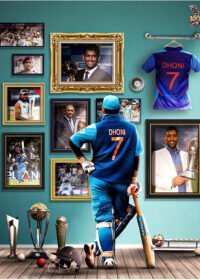 MS Dhoni poster canvas for wall