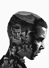Stranger Things poster canvas