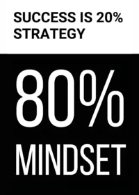 Success Strategy – Motivational and Inspirational Wall Art Canvas Print for Office, Home, or Study Decor