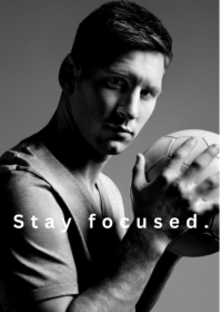 Stay Focused Messy Poster Canvas