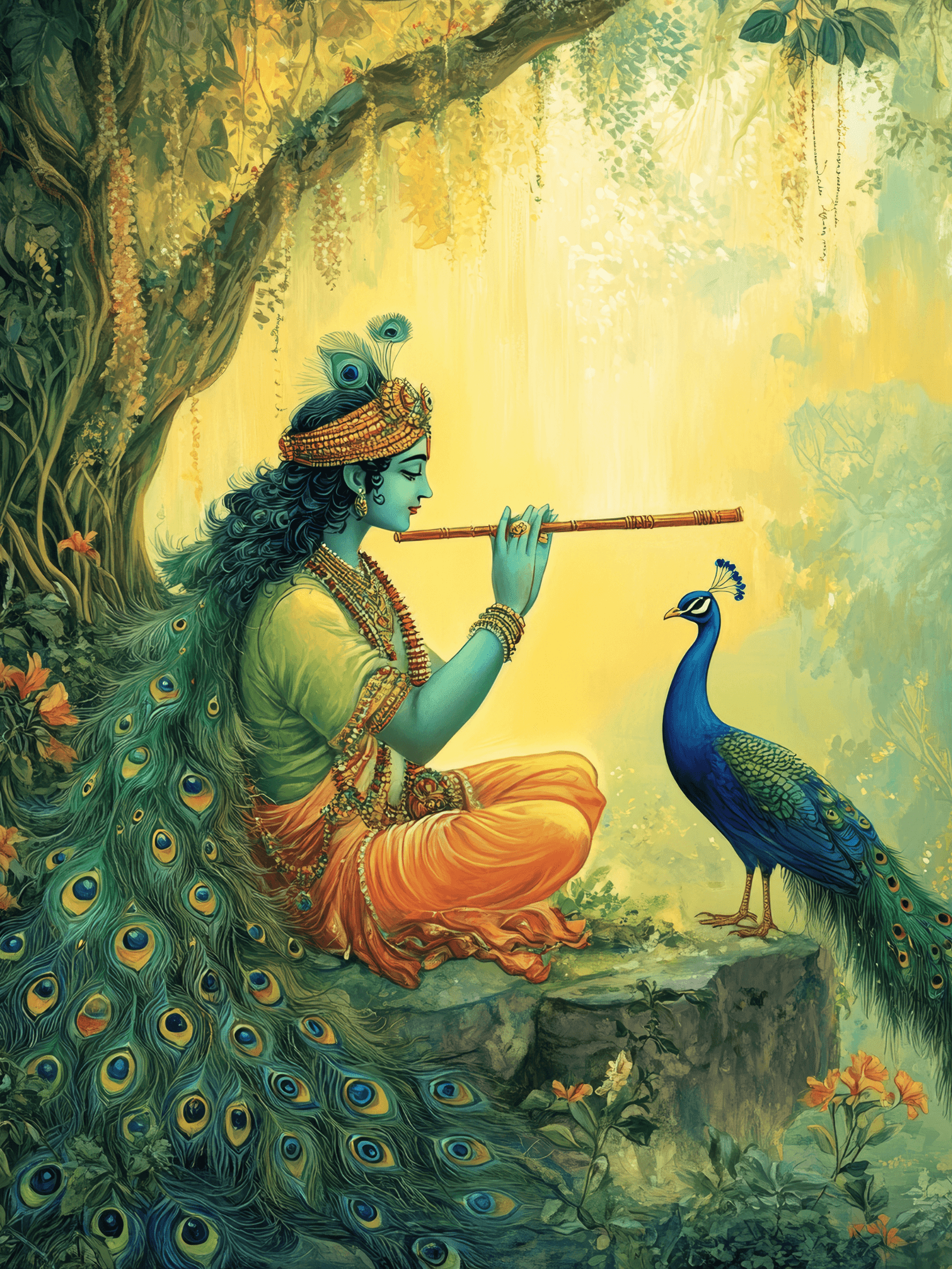 shree krishna poster