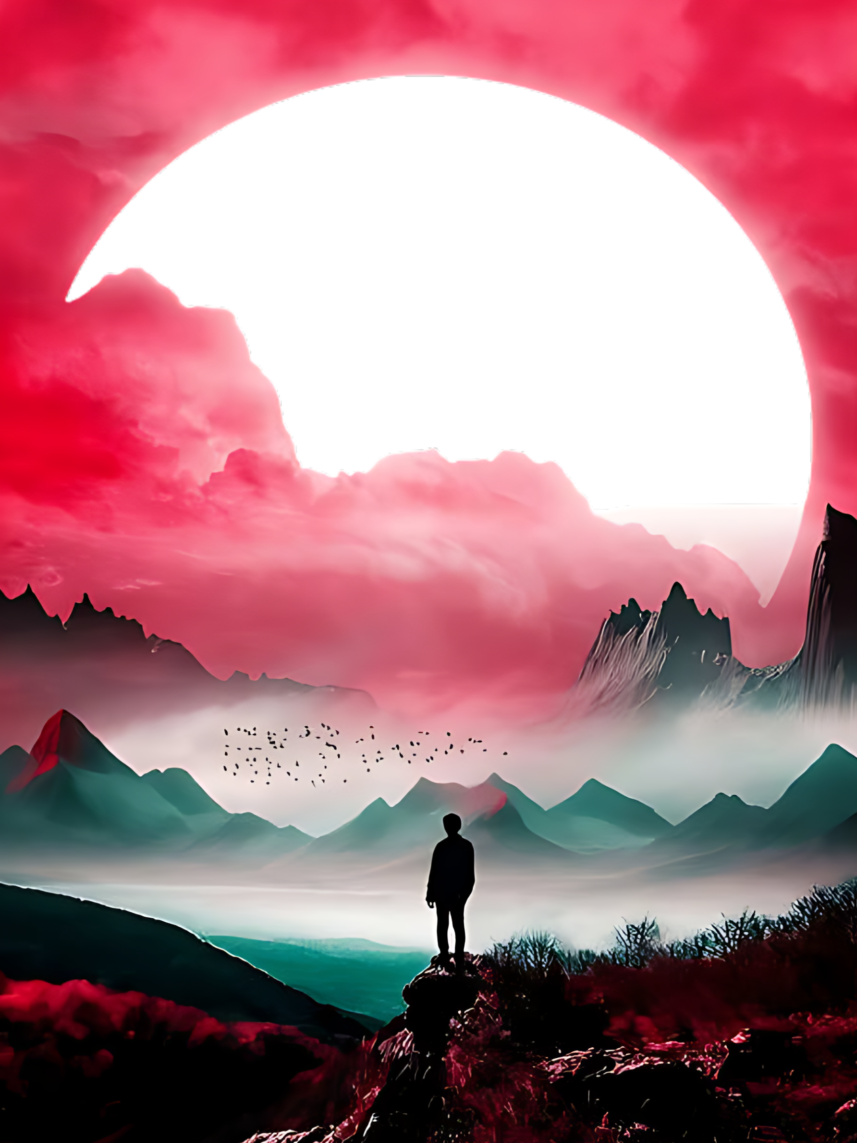 nature canvas painiting
