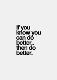 Do it Better – Motivational Canvas Poster