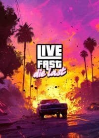 Live Fast Die Last Car Poster Canvas
