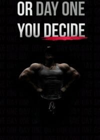 One Day – Gym Motivational Canvas