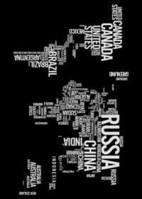 World Map Canvas Wall art