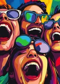 Contemporary Pop Art Poster – Bold & Vibrant Wall Decor