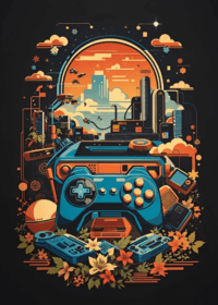 Stylish Retro Gaming Poster
