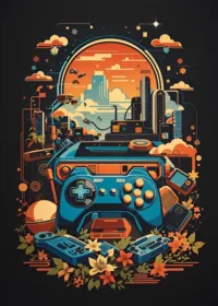 Stylish Retro Gaming Poster