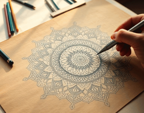 How to Draw Mandala Art
