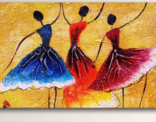 Warli Art on Canvas