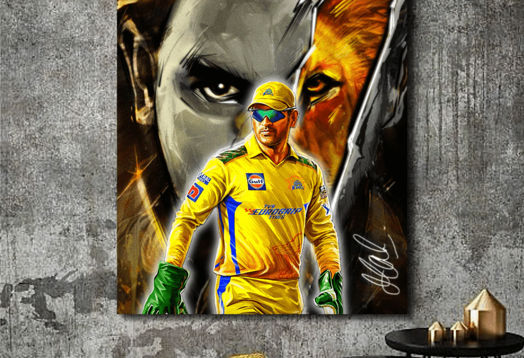 MS Dhoni Art MS Dhoni Art