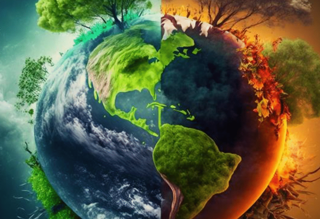 Global Warming Poster Making