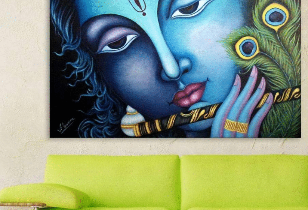 Lord Krishna Wall Painting
